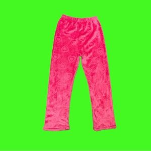 Cozy Pink Heart Pajama Pants